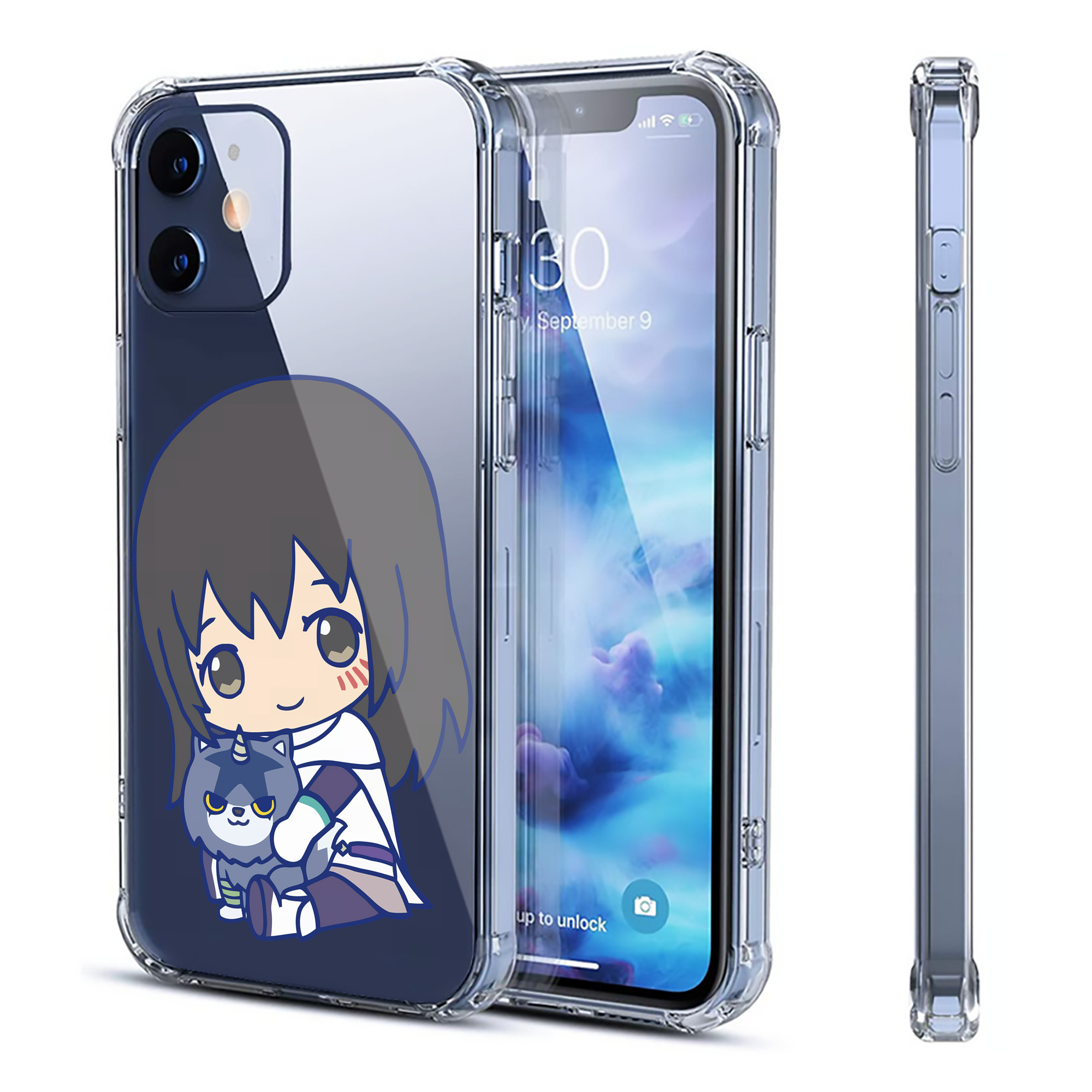 （画像用） 転スラ Regarding Reincarnated to Slime 【iPhone 12シリーズ対応】透明スマホケース（クリアソフトケース）